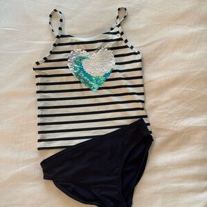 Gap Kids Big Girl Size Large 2 Piece Swimsuit